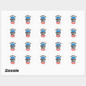 Docenten voor Harris Wheimer 2024 Ronde Sticker (Vel)