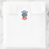 Docenten voor Harris Wheimer 2024 Ronde Sticker (Tas)