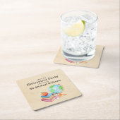 Docenten Wereldbol Boeken Pensioenfeest Kartonnen Onderzetters (Insitu)