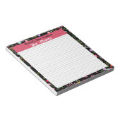 Docentencadeau voor 's werelds beste om te persona notitieblok (Schuin)