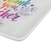 Docentensnijplank – Dank u, leraar! Snijplank (Hoek)