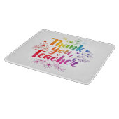 Docentensnijplank – Dank u, leraar! Snijplank (Hoek)