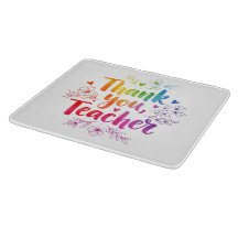 Docentensnijplank – Dank u, leraar!