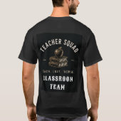 🍎 Docententeam Schoolpersoneel Typografie 👕 T-shirt (Achterkant)