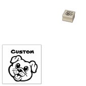 Docent's aanpasbare stempel - Pug Puppy (Gestempeld)