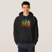 Doche in Doge met zonnebril Hoodie (Voorkant volledig)