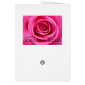 Dochter, 11e verjaardag gekleurde ballonnen (Achterkant)