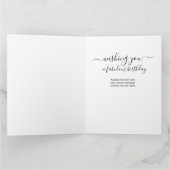 Dochter 3 Foto Collage Persoonlijk Birthday Kaart (Binnen)