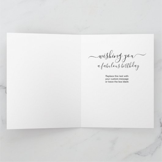 Dochter 3 Foto Collage Persoonlijk Birthday Kaart (Binnen)