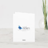 Dochter 40ste verjaardag vlinders kaart (Achterkant)