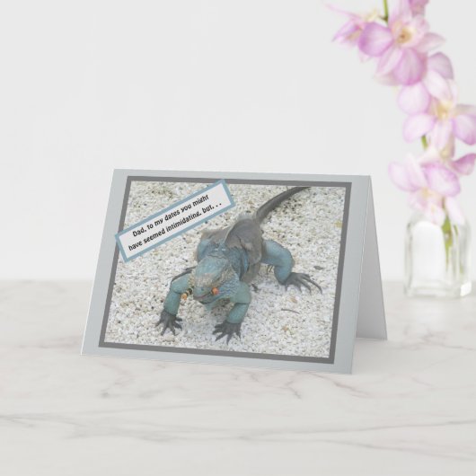 DOCHTER AAN VADER OP VADERDAG KAART (Orchidee)