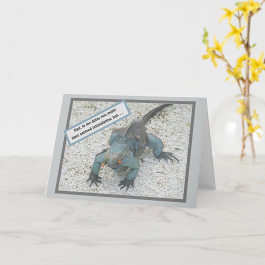 DOCHTER AAN VADER OP VADERDAG KAART (Gele Bloem)