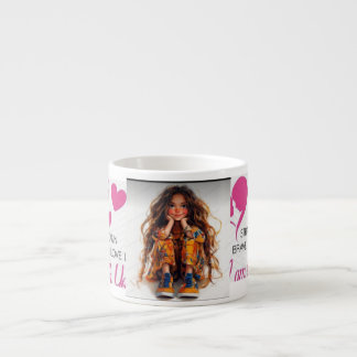 DOCHTER AFBEELDING EN SPECIALITEIT VAN MIJN DOCHTE ESPRESSO KOP