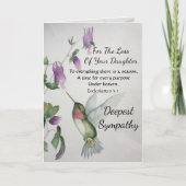 Dochter, alles wat er is, is sympathie kaart (Voorkant)