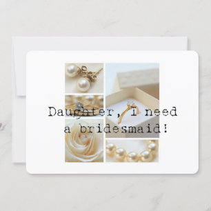 Dochter alsjeblieft, Bridesmaid Kaart