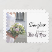 Dochter, alsjeblieft mijn Maid of Honor? Kaart (Voorkant / Achterkant)