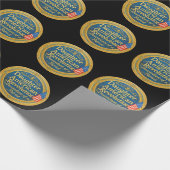 Dochter Amerikaanse Revolutie Afstammeling Patriot Cadeaupapier (Hoek)