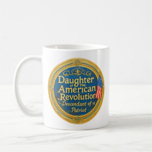 Dochter Amerikaanse Revolutie Afstammeling Patriot Koffiemok