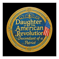 Dochter Amerikaanse Revolutie Afstammeling Patriot