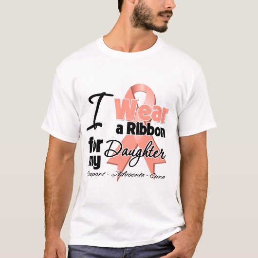 Dochter - baarmoederhalskanker t-shirt (Voorkant)