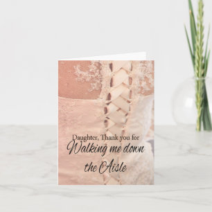 Dochter Bedankt voor Loop me naar Aisle