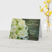 Dochter bij verlies van wet Sympathie roos kaart (Gele Bloem)