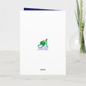 Dochter Birthday Bouquet van Bloemen en Vernissen Kaart (Achterkant)