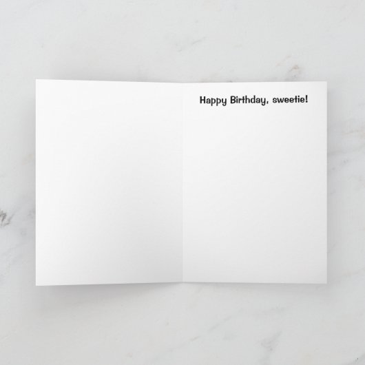 Dochter Birthday Wenskaart Kaart (Binnen)