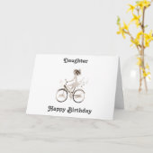 "DOCHTER" BLIJ **18e ** VERJAARDAG ** Kaart (Gele Bloem)