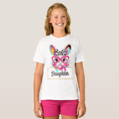 Dochter Bubble Paashaas T-shirt (Voorkant volledig)