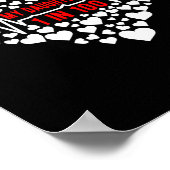 Dochter Chd Warrior Mom Congenitale hartziekte Poster (Hoek)