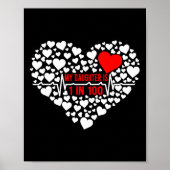 Dochter Chd Warrior Mom Congenitale hartziekte Poster (Voorkant)