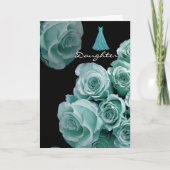 DOCHTER - de de Turkooise Blauwe Rozen & Kleding (Voorkant)