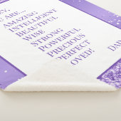 Dochter die je amuseert sherpa deken (3/4)