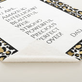 Dochter die je geweldig vindt sherpa deken (3/4)