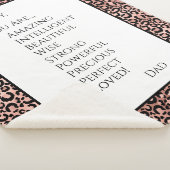 Dochter die je geweldig vindt sherpa deken (3/4)