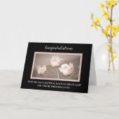 Dochter & Dochter in de Wet Gefeliciteerd Kaart (Gele Bloem)