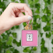 Dochter, Eerste Communie Zilveren Kelk Sleutelhanger (Hand)