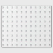 Dochter, eerste communiqué, zilverkrijt cadeaupapier (Vlak)