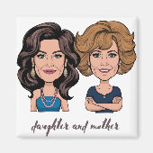 Dochter en moeder magneet (Voorkant)