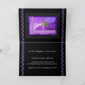 Dochter en schoonzoon - Huwelijksfelicitaties Kaart (Binnen)