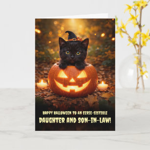 Dochter en Schoonzoon Prettig Halloween Kaart