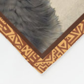 Dochter en vaders tas fleece deken (Hoek)