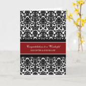 Dochter en zoon in de wet bruiloft gefeliciteerd r kaart (Gele Bloem)