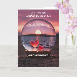 Dochter en zoon in de wet Jubileum Kaart