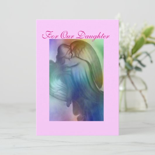 Dochter Feestdagenkaart (Staand voorkant)