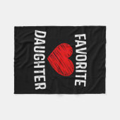 Dochter Fleece Deken (Voorkant (Horizontaal))