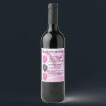 Dochter Gedicht Wijnflesje Label - 40e Verjaardag Wijn Etiket<br><div class="desc">Een geweldig cadeau voor een speciale dochter op haar verjaardag</div>