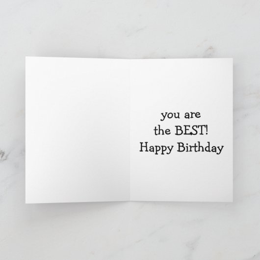 DOCHTER-GEIT ZEG GEEN GRAPJE, WE MAKEN HET BESTE V KAART (Binnen)