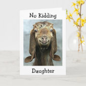 DOCHTER-GEIT ZEG GEEN GRAPJE, WE MAKEN HET BESTE V KAART (Gele Bloem)